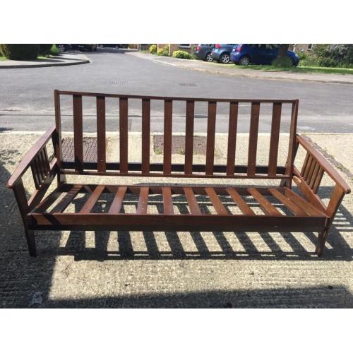 Sofa bed with futon mattress, excellent condition