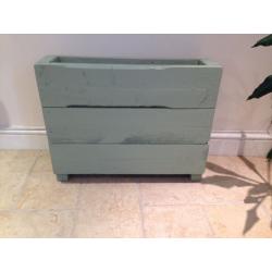 Wooden garden planter
