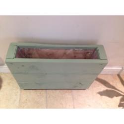 Wooden garden planter