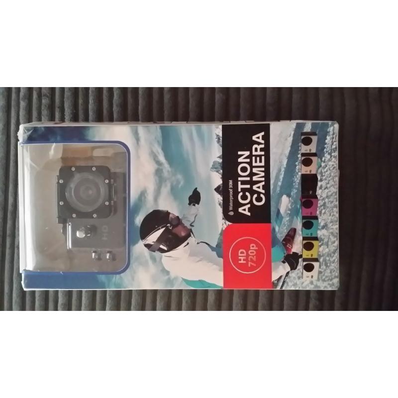 Action Sports Camera HD and WaterProof (Water Proof) Brand New In Box .