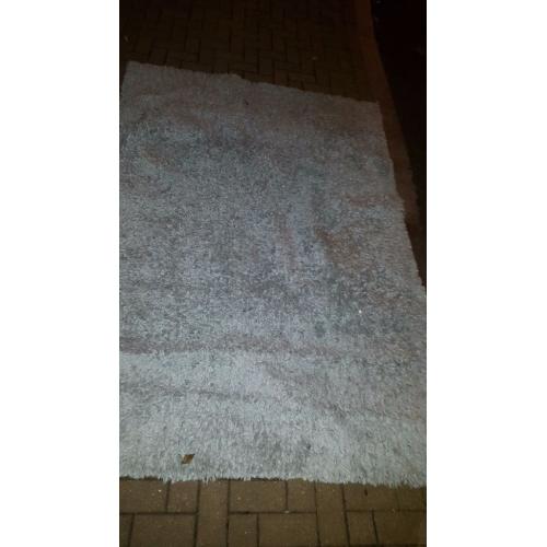LARGE shaggy rugs LIGHT BLUE SIZE 93X 62 INCHES
