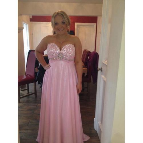 Pink prom dress