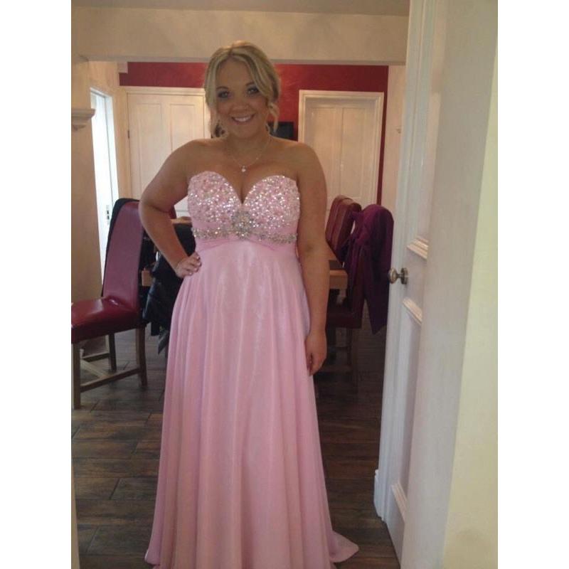 Pink prom dress