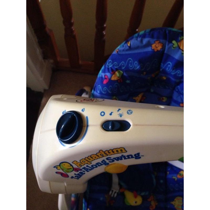 Fisher price aquarium swing