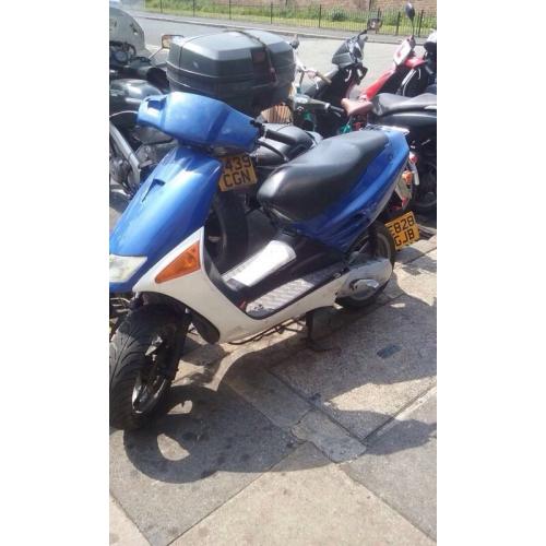 70cc Reg 50cc Aprilia Sr50 swaps for a 125cc