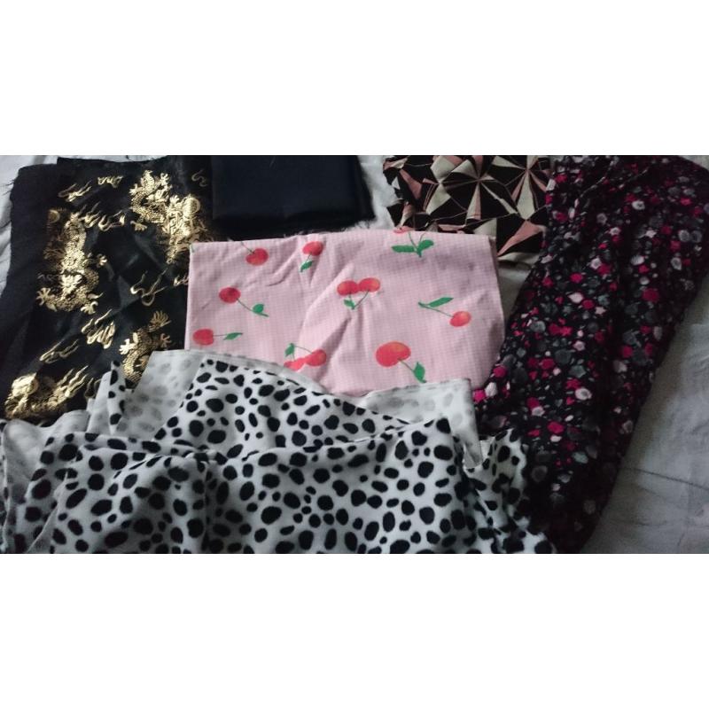 Bag of different fabric