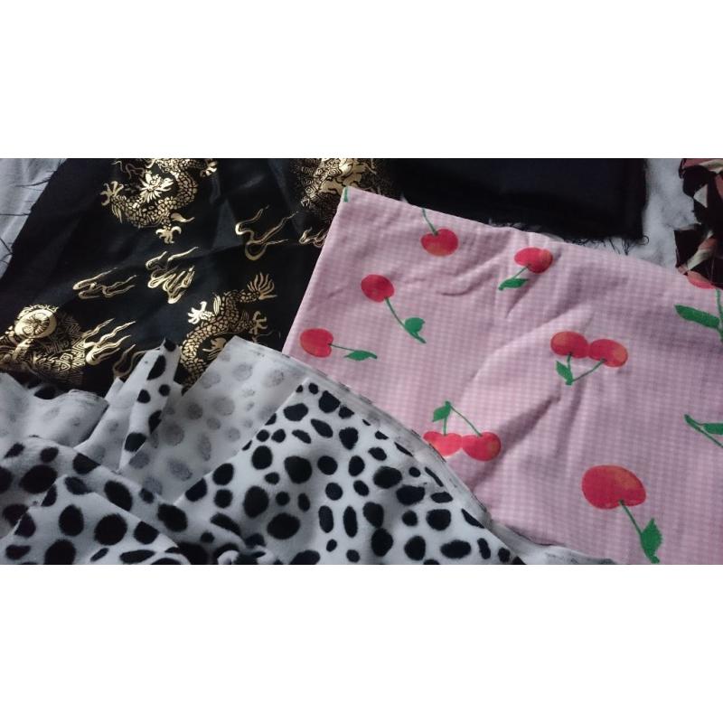 Bag of different fabric