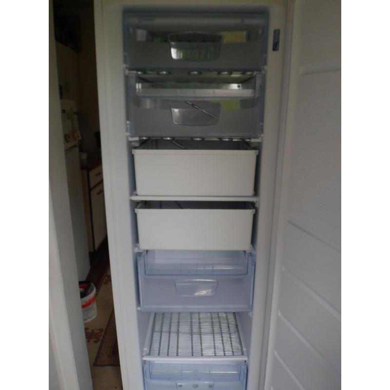 Indesit upright freezer