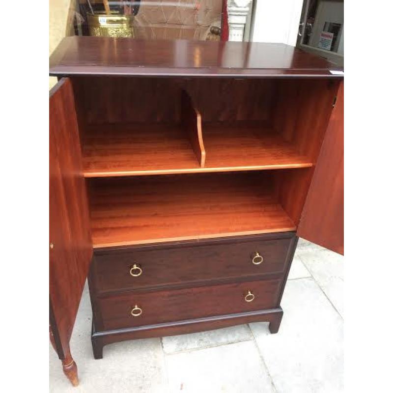 Stag Cabinet - has drawers and cupboard space. Size W 32in D 18in H 44in. Free local delivery.
