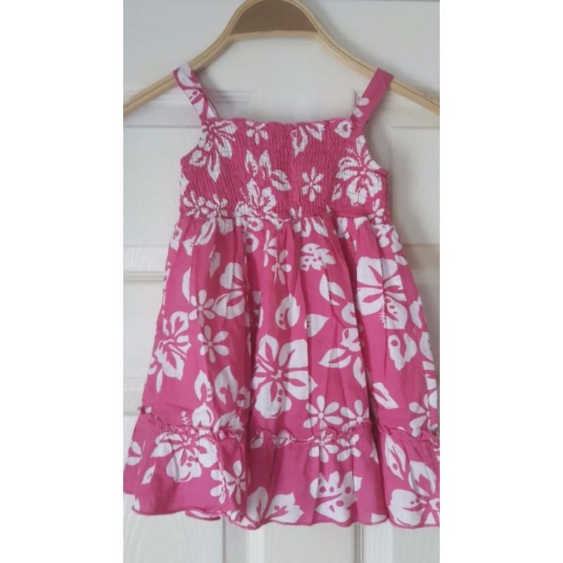 NEW Early Days Baby Girl Lovely Pink Summer Dress 12-18 months