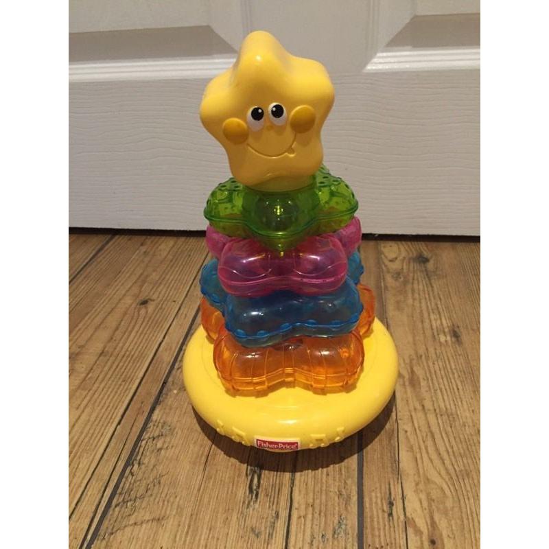 Fisher Price light and sounds ring stacker