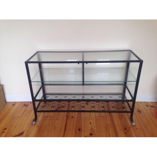 2 x glass cabinets ideal for shop display (ex condition)