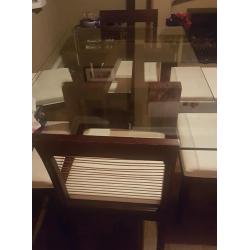 Table and 6 chairs