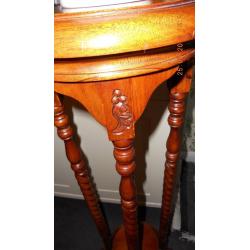 Lovely Solid Wood, possibly Antique, Mahogany pot/plant stand Classic piece