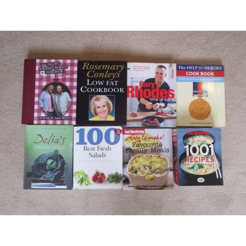 Large Collection of Cooking Books - Delia , Hairy Bikers, Gary Rhodes and more