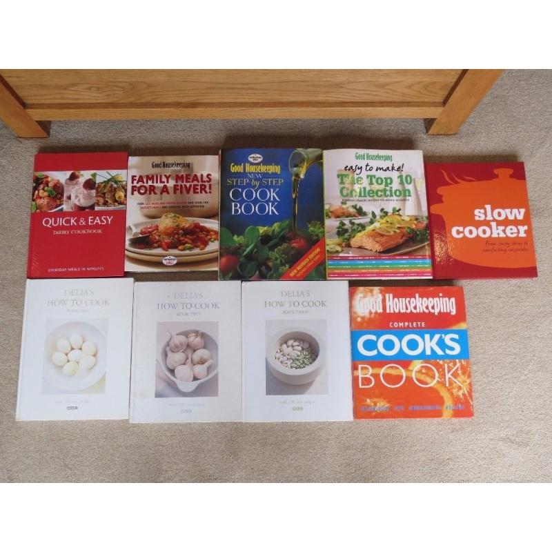 Large Collection of Cooking Books - Delia , Hairy Bikers, Gary Rhodes and more