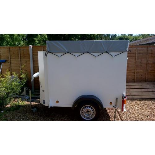 Luton Car Trailer with drop down tail/ramp