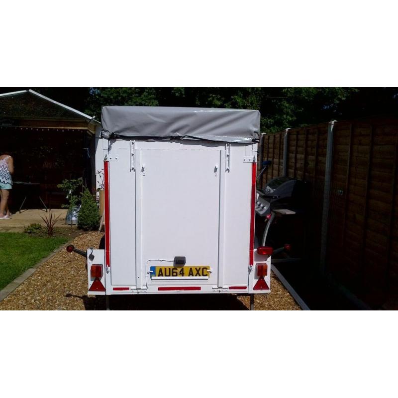 Luton Car Trailer with drop down tail/ramp