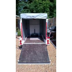 Luton Car Trailer with drop down tail/ramp