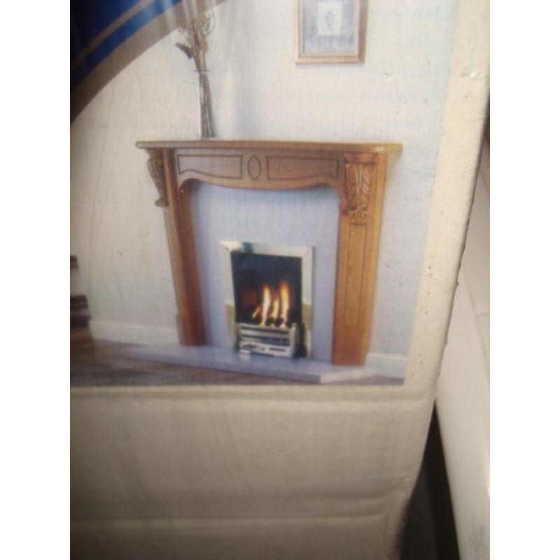 B & Q Fire Surround New in box. Fire Not Included