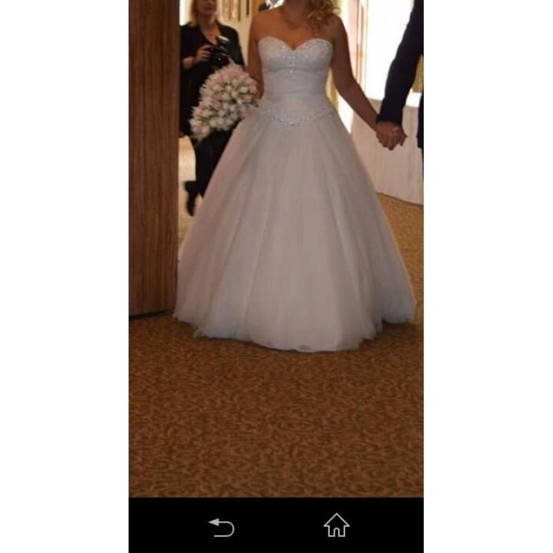 Sincerity bridal wedding dress size 12 (white)