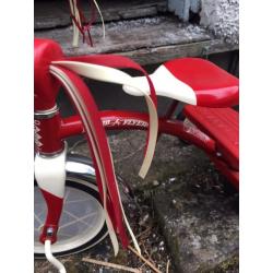 Classic red radio flyer trike - as new never used