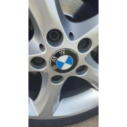 Genuine 17" 1 series bmw alloys and tyres