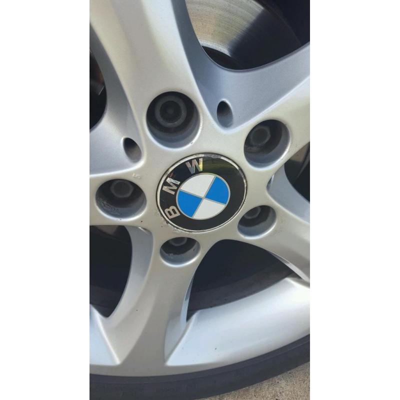 Genuine 17" 1 series bmw alloys and tyres