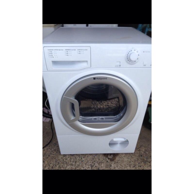 Almost new Hotpoint style 7.5kg condenser dryers