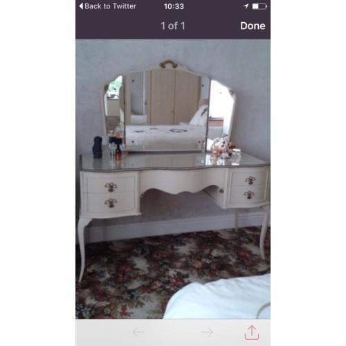 Vintage dressing table