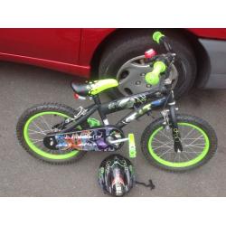 Ben 10 kids bike and helmet good condition