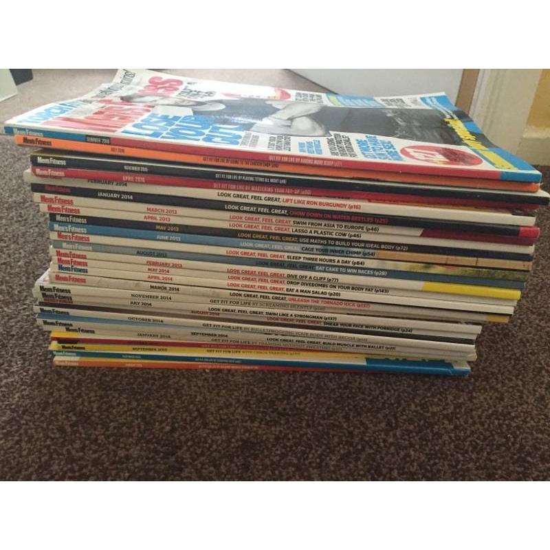 MENS FITNESS MAGAZINES X 26