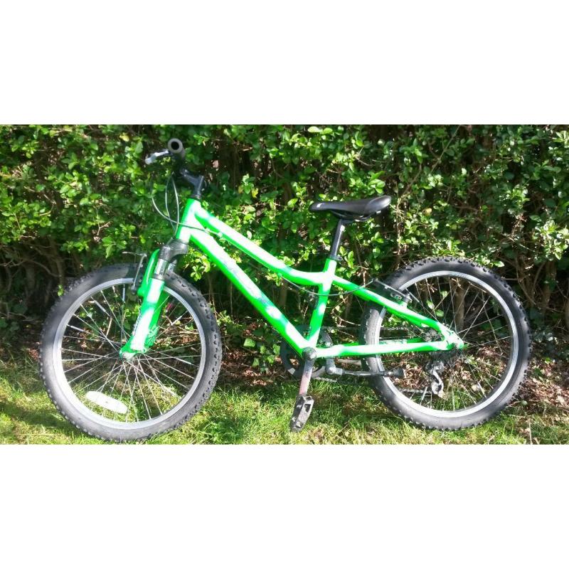Ridgeback MX20 Lime Green kids bike 20" wheels