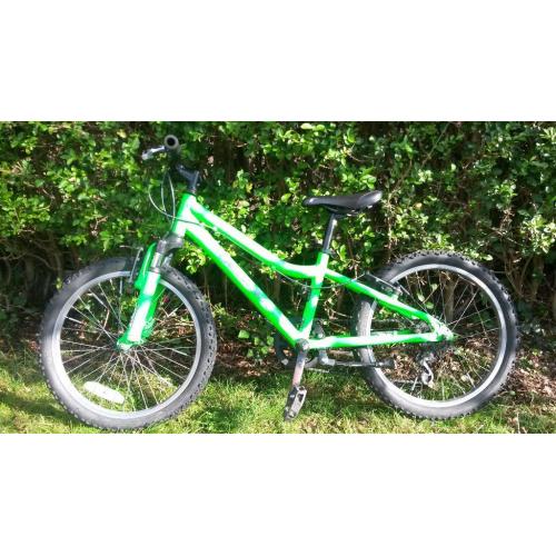 Ridgeback MX20 Lime Green kids bike 20" wheels