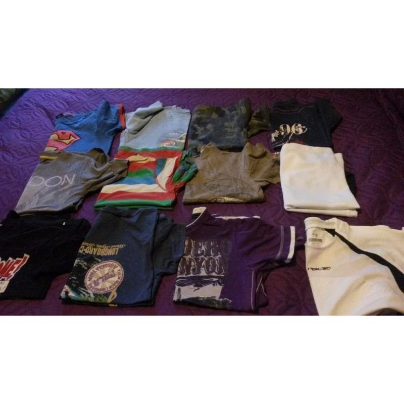 Job lot of boys t.shirts