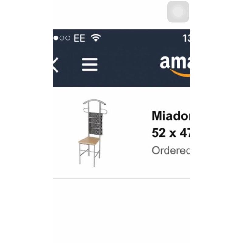 Chair with hanger