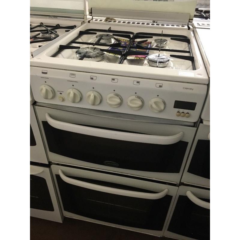 50CM WHITE CANNON GAS COOKER