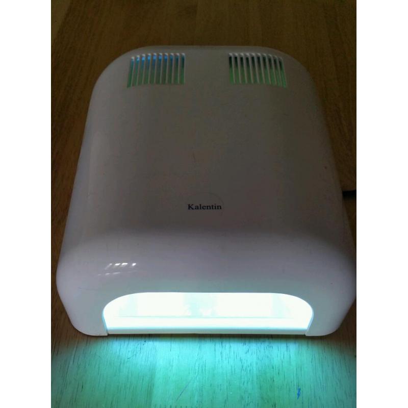 Nail Technician job lot including uv lamp