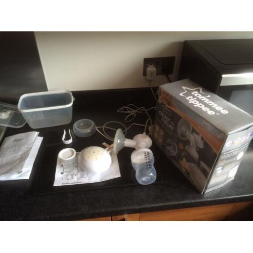 Electric breast pump
