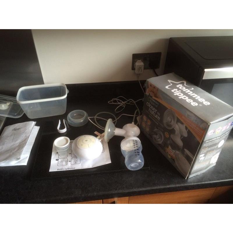 Electric breast pump