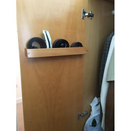 Heavy solid wooden wardrobe