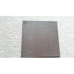 Heavy duty ceramic clay floor tiles 15cm x 15cm brown - 14 tiles