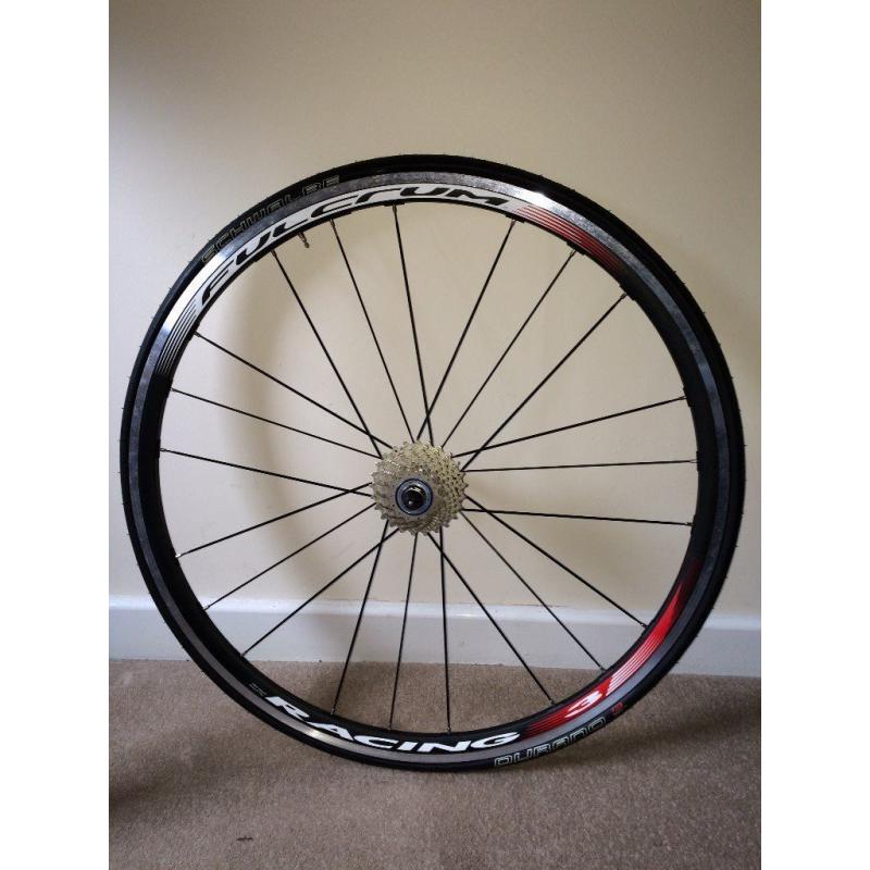 NEW Fulcrum Racing 3 Clincher Wheelset with New tyres, New tubes & New ULtegra Cassette