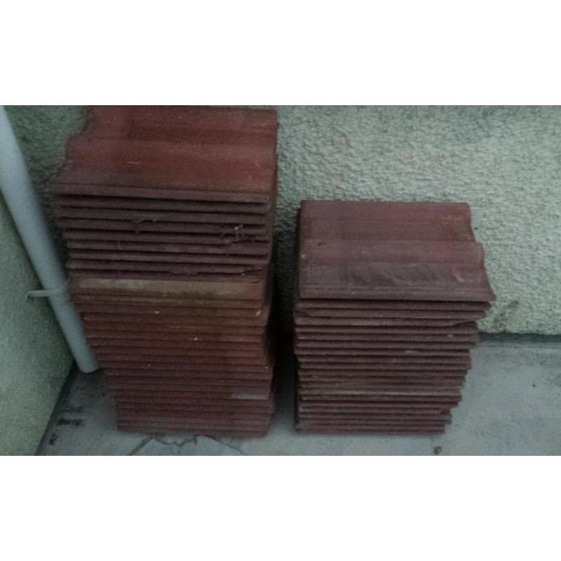 50 double roman roof tiles