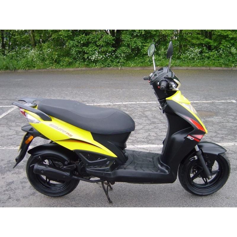 20122012 KYMCO AGILITY RS 50 4T CK50QT-5D SCOOTER MOPED 1 OWNER NEW MOT & TAX V5