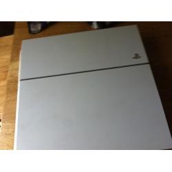 White sony ps4 for console for parts it can get fix but not got time