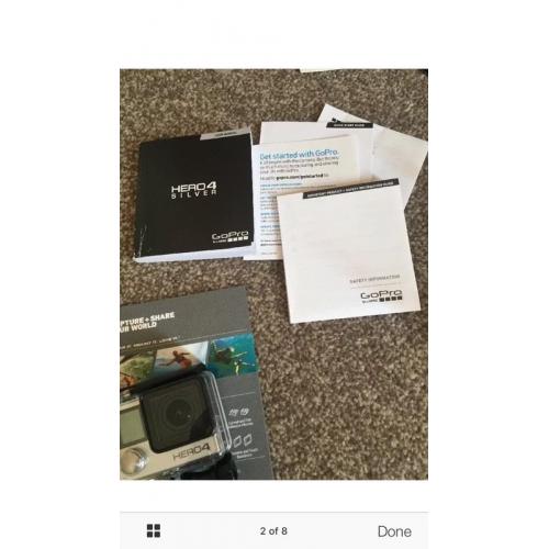 Hero 4 silver edition like new