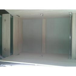 Double wardrobe with 2 drawers