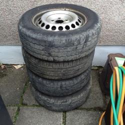 Set of standard 16" alloys from VW transporter
