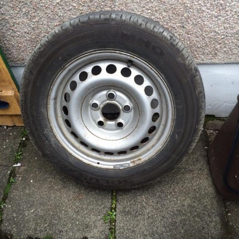 Set of standard 16" alloys from VW transporter